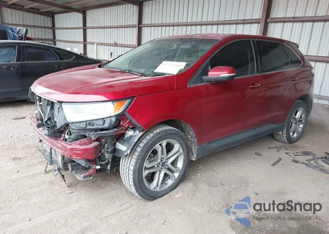 2017 Ford Edge Titanium z USA, uszkodzony, nr VIN 2FMPK4K93HBB90846